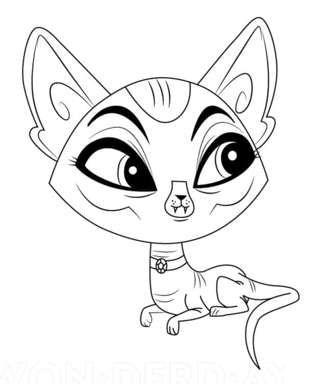 Littlest Pet Shop Cairo ausmalbilder