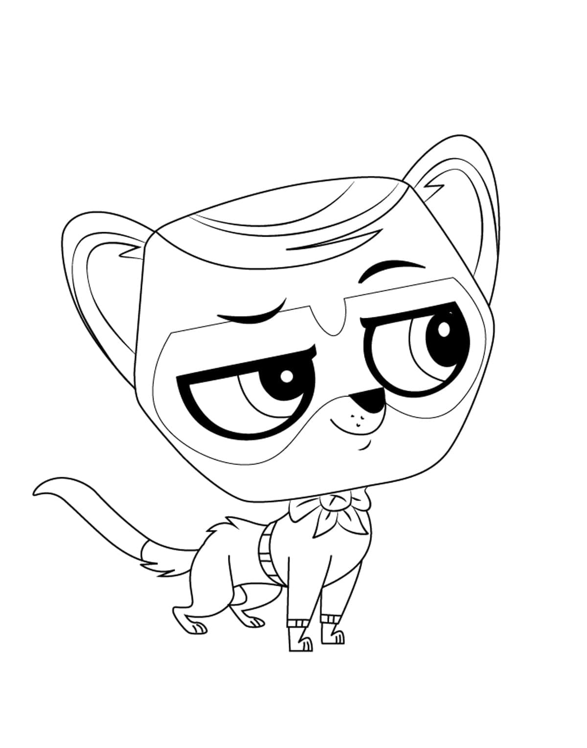 Littlest Pet Shop Captain Cuddles ausmalbilder