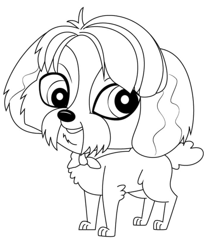 Littlest Pet Shop Digby ausmalbilder