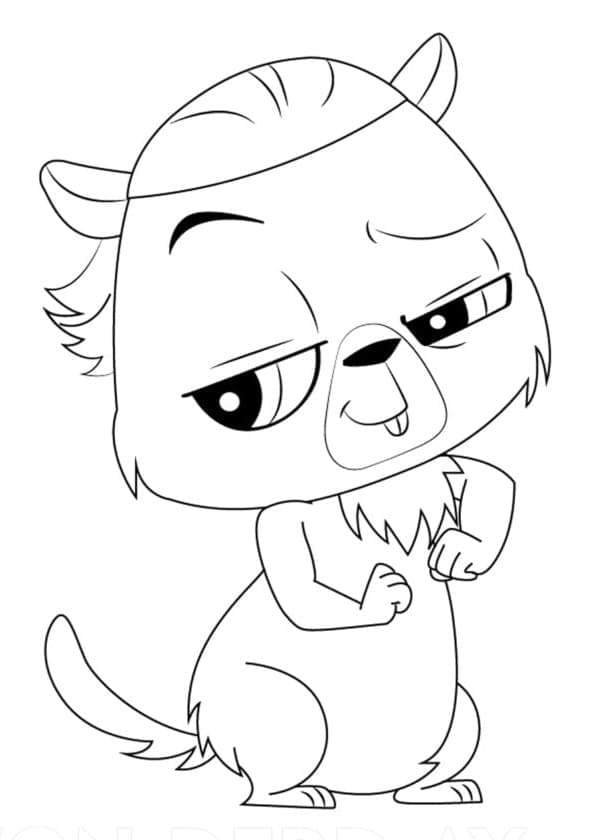 Littlest Pet Shop Harold Winston ausmalbilder