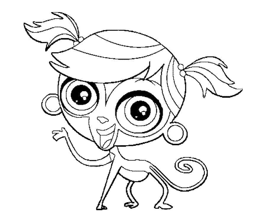 Littlest Pet Shop Minka Mark ausmalbilder
