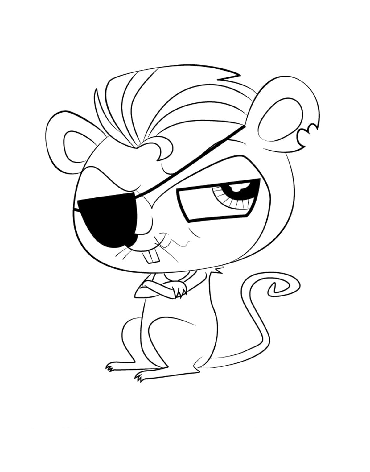 Littlest Pet Shop Pete ausmalbilder