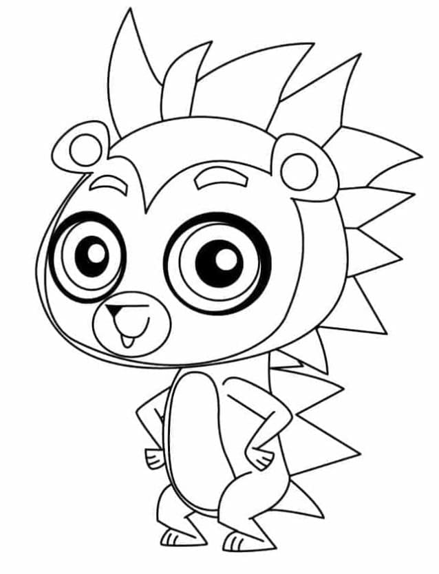 Littlest Pet Shop Russell ausmalbilder