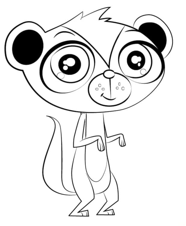 Littlest Pet Shop Sunil Nevla ausmalbilder