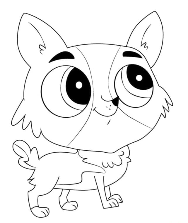Littlest Pet Shop Tangier ausmalbilder