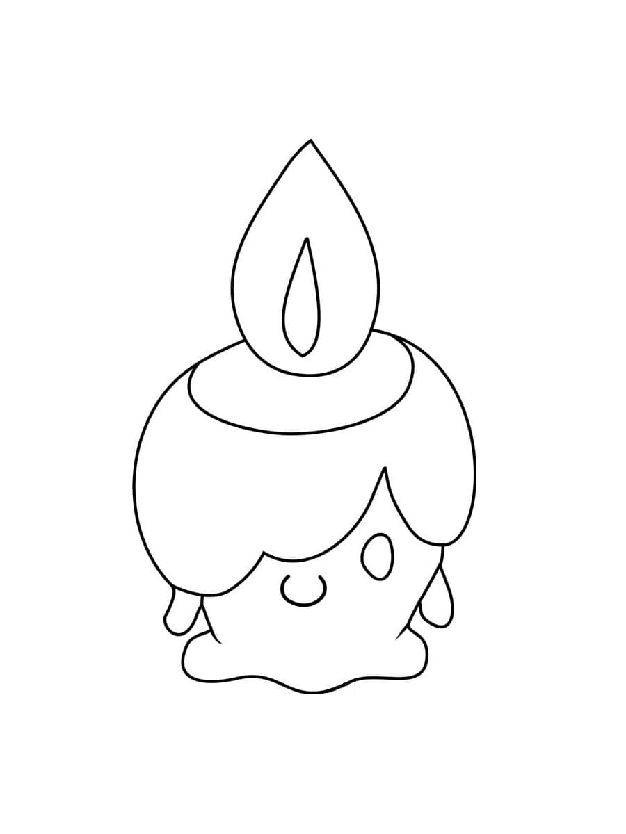 Litwick Pokemon ausmalbilder
