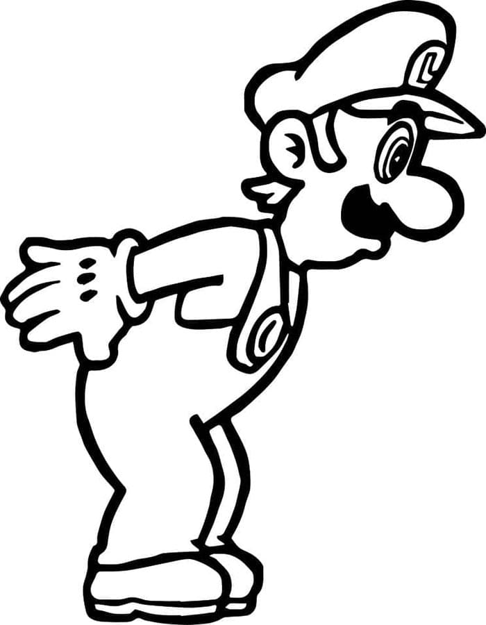 Luigi Druckbares Für Kinder ausmalbilder