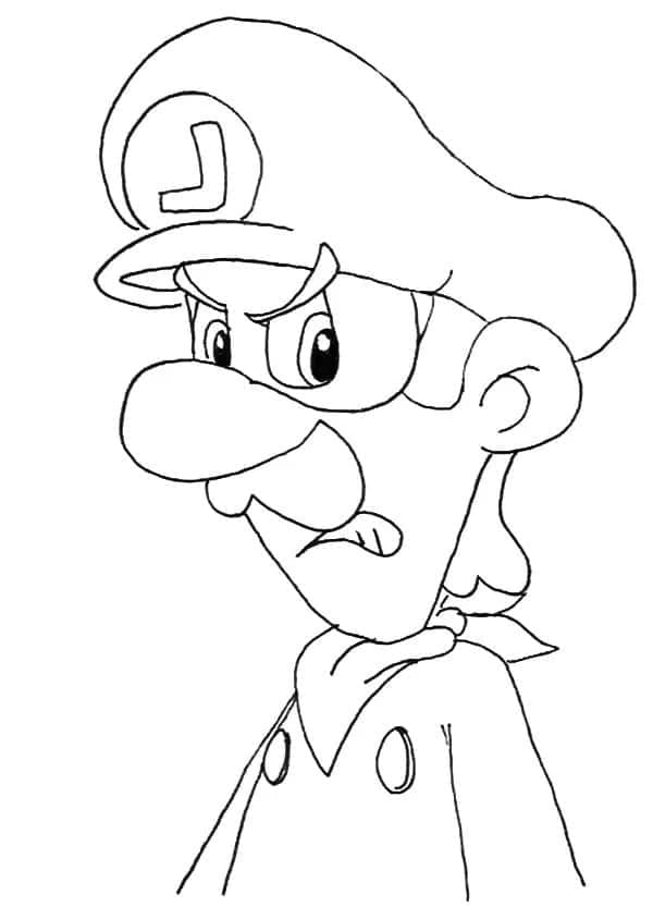 Luigi Für 5-Jährige Kinder ausmalbilder