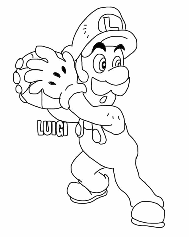 Luigi Zum Drucken ausmalbilder