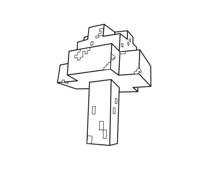 Lustiges Minecraft ausmalbilder
