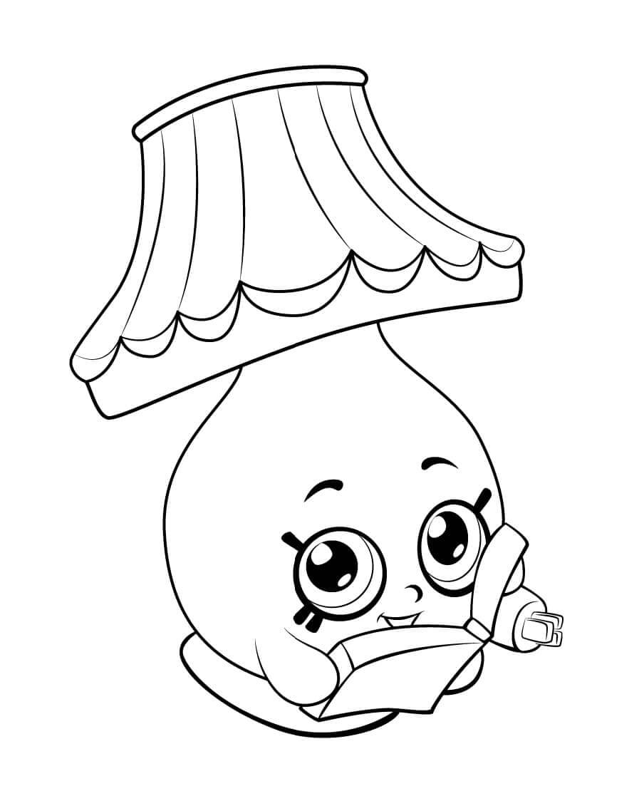 Lynn Lamp Shopkins ausmalbilder