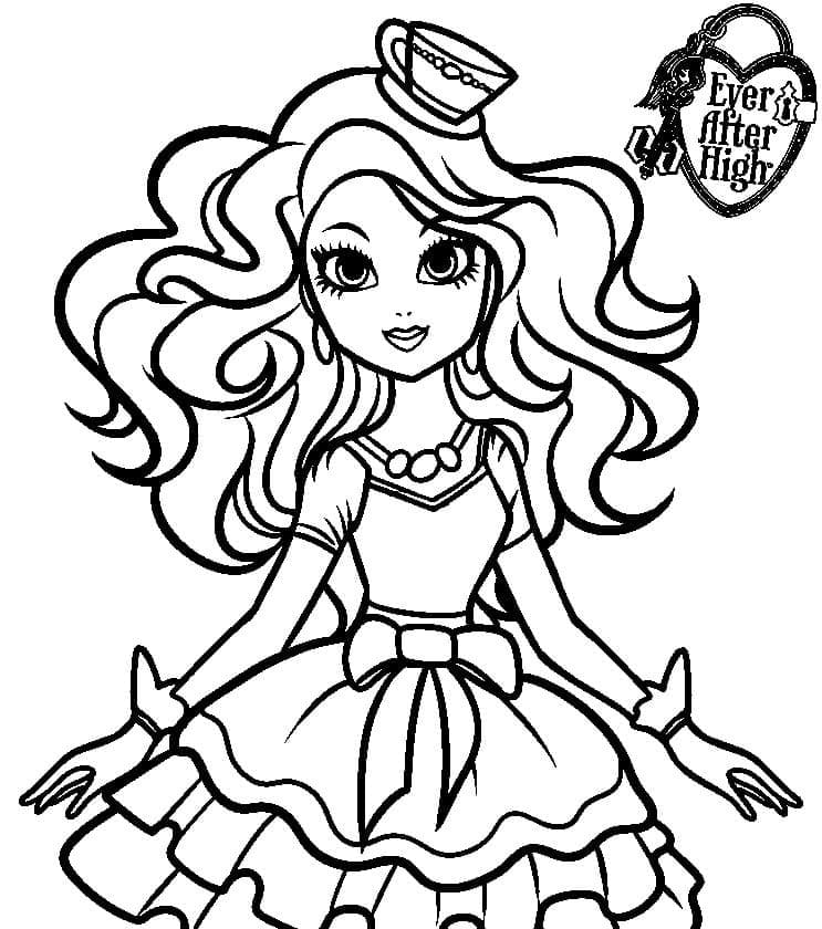 Madeline Hatter ausmalbilder
