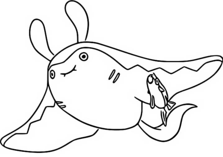 Mantine Pokemon ausmalbilder