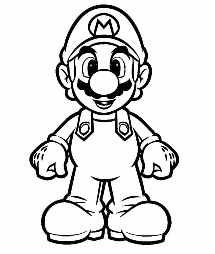 Mario Bild Kostenlos ausmalbilder