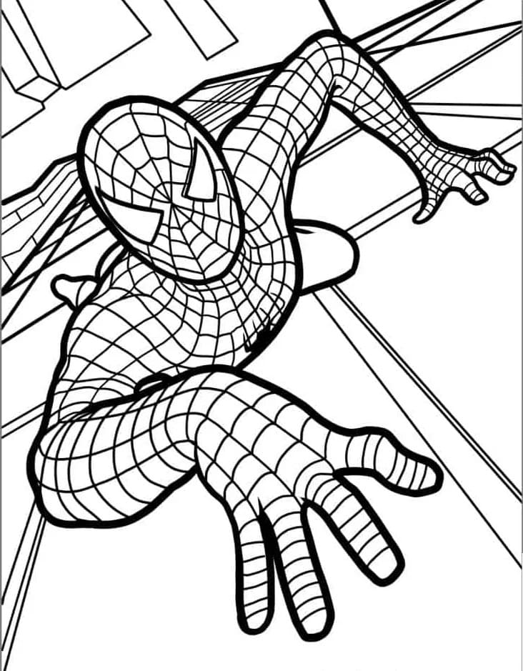 Marvel Spiderman ausmalbilder