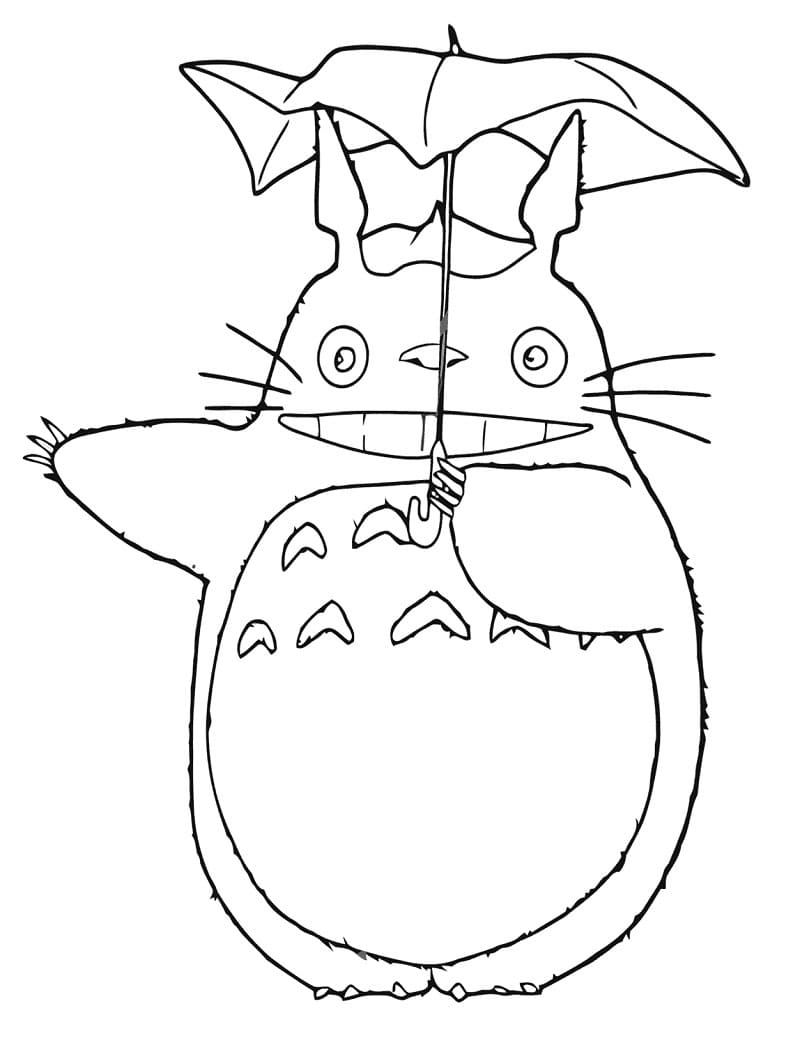 Mein Nachbar Totoro Bild ausmalbilder