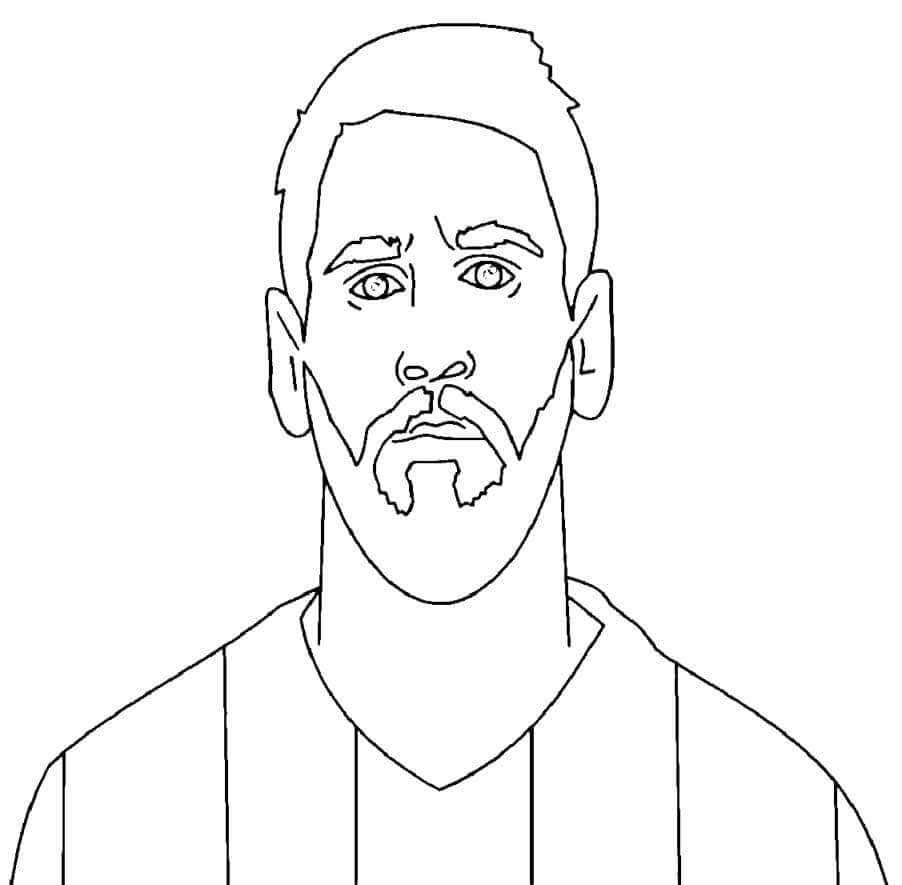 Messi Fußballspieler ausmalbilder