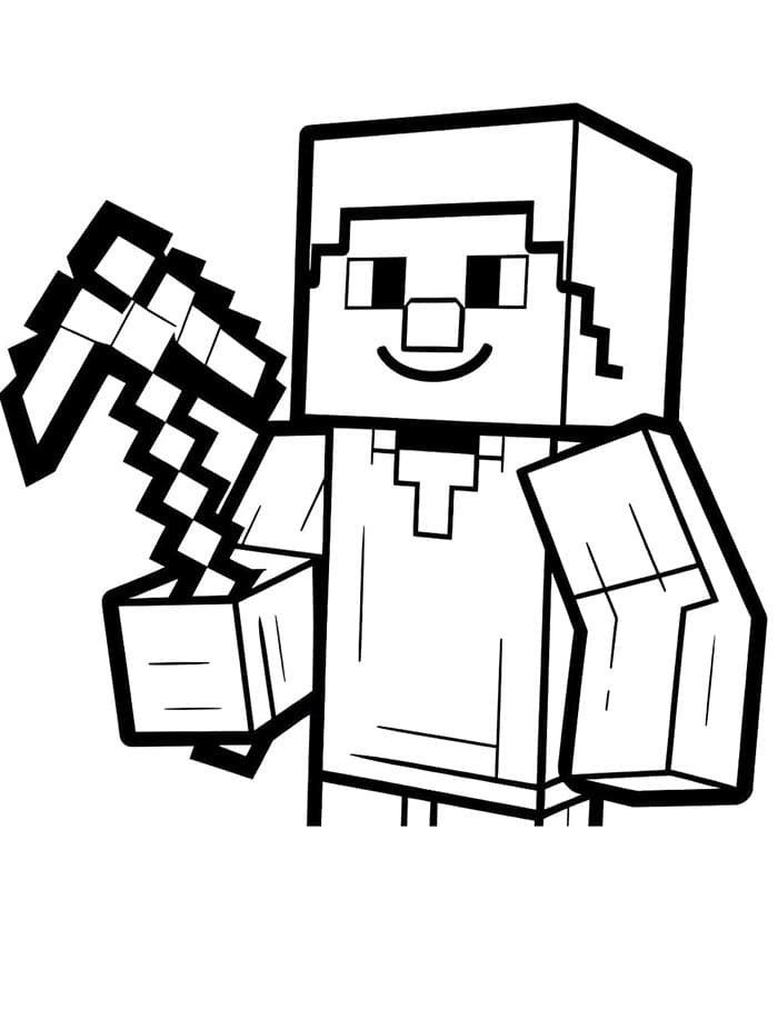 Minecraft Druckbar ausmalbilder