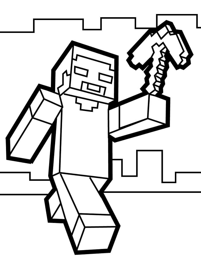 Minecraft ausmalbilder