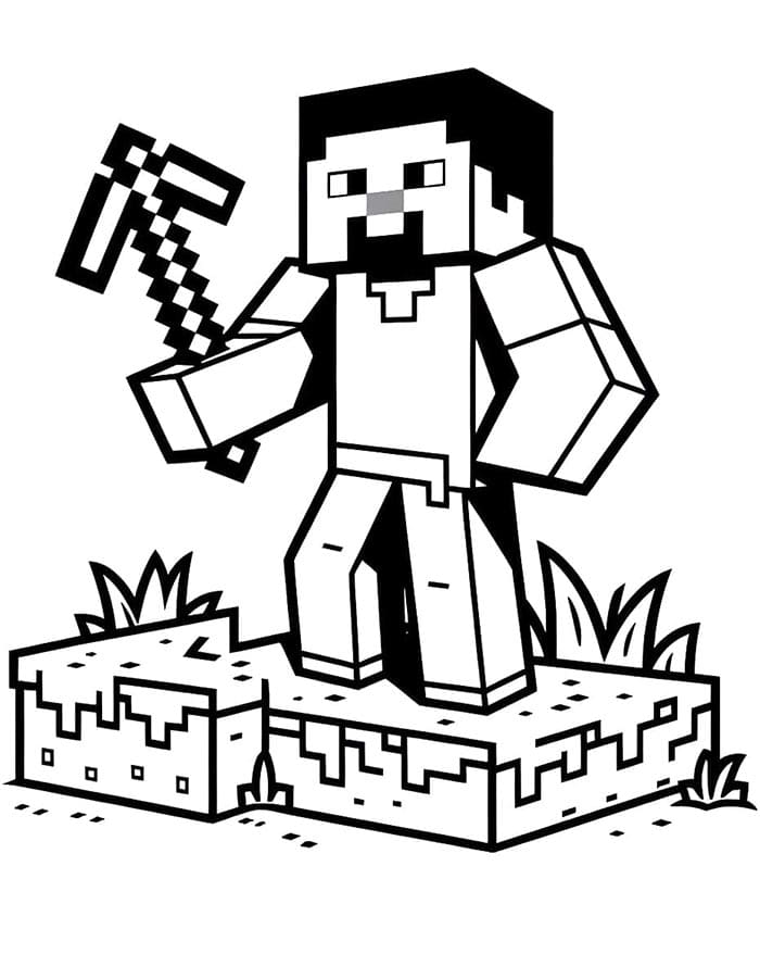 Minecraft Für 2-Jährige Kinder ausmalbilder
