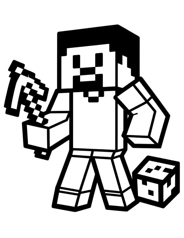 Minecraft Für Kinder Gratis ausmalbilder