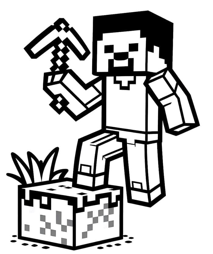Minecraft Kostenlos Druckbar ausmalbilder