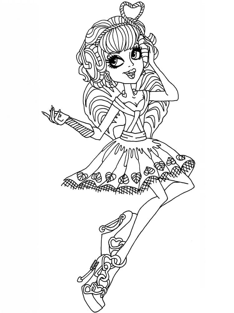 Monster High C. A. Cupid ausmalbilder