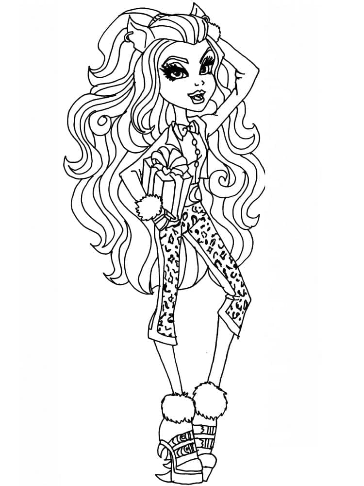 Monster High Clawdeen Wolf ausmalbilder
