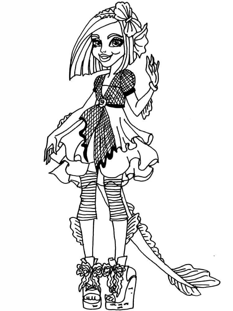 Monster High Grimmily Anne ausmalbilder