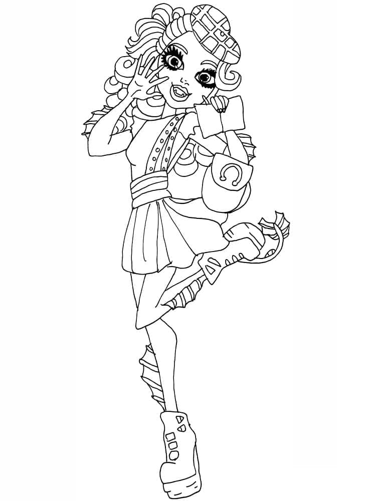Monster High Lorna McNessie ausmalbilder
