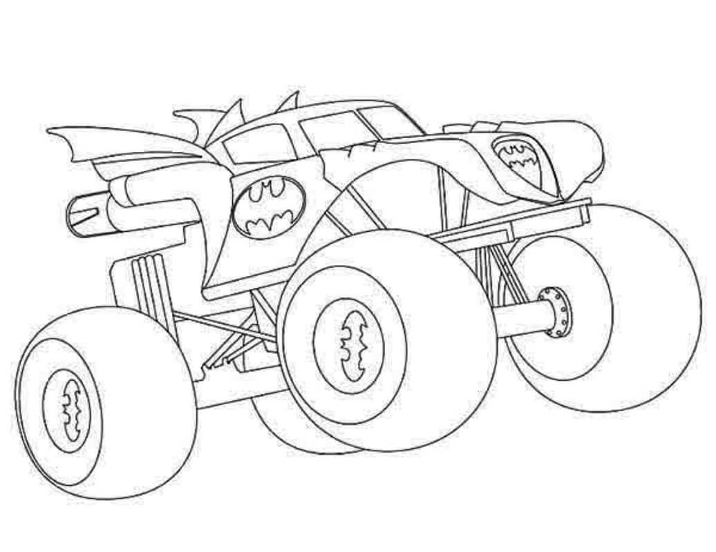 Monstertruck Bild gratis ausmalbilder