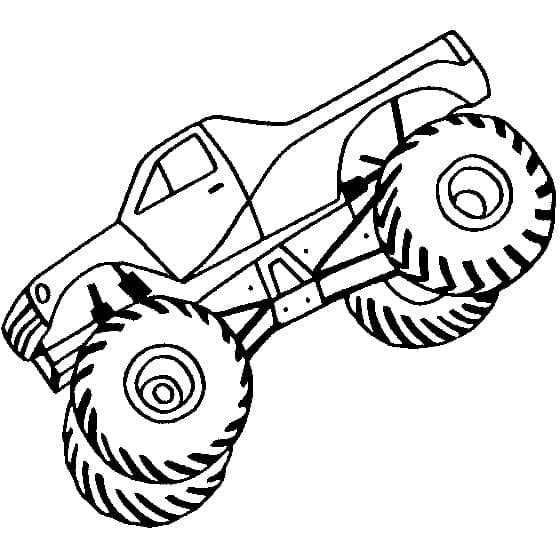 Monstertruck Bild ausmalbilder