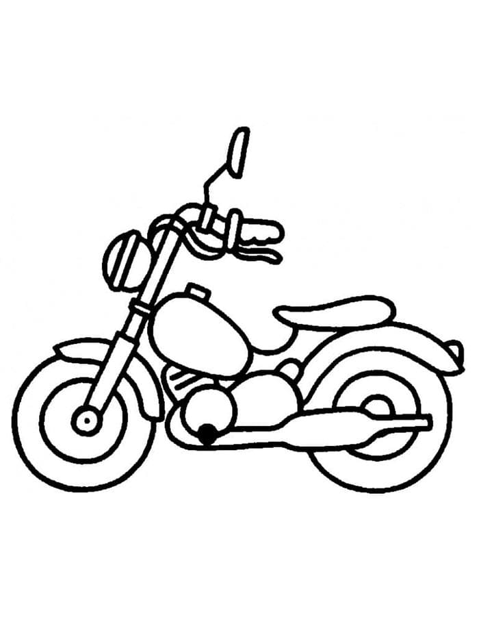Motorrad kostenlos ausmalbilder