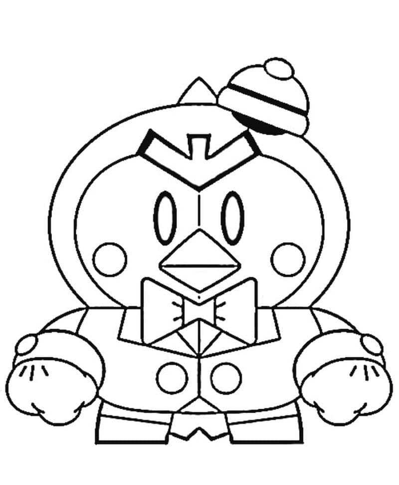 Mr. P Brawl Stars ausmalbilder