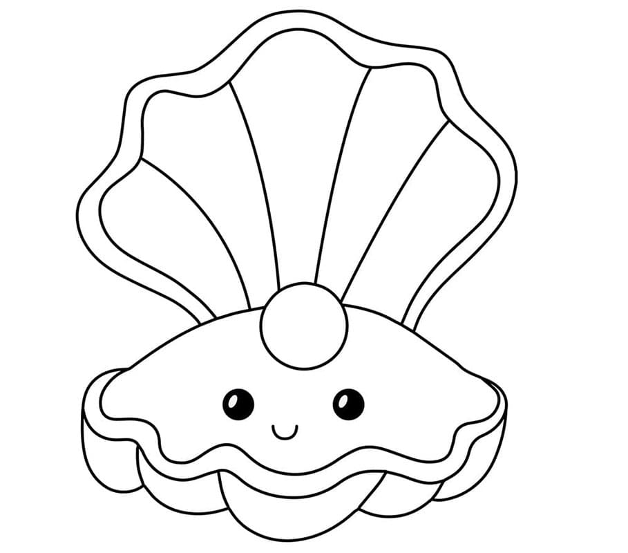 Muscheln ausmalbilder