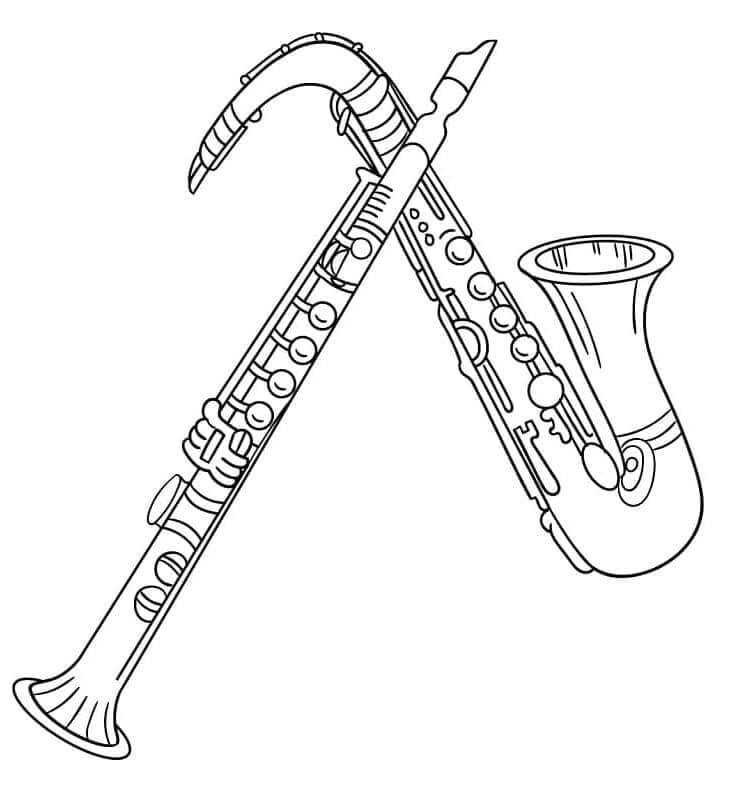 Musikinstrumente kostenlos für Kinder ausmalbilder