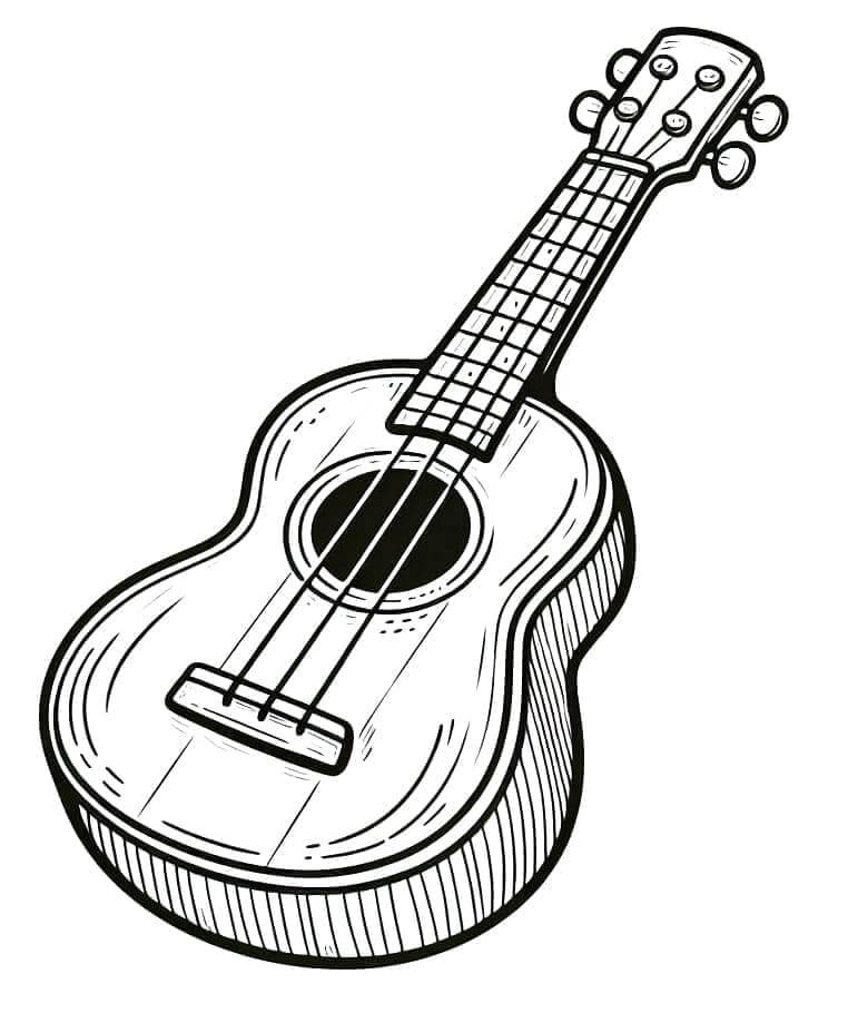 Musikinstrumente kostenlos ausmalbilder