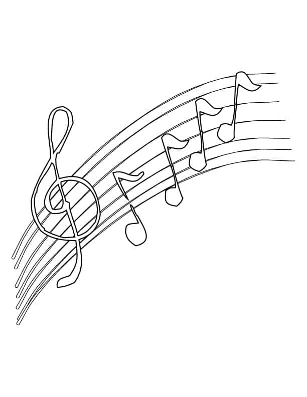 Musiknoten ausdrucken ausmalbilder