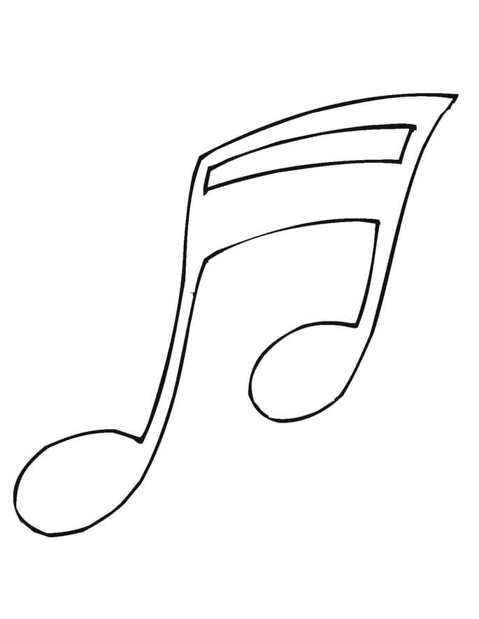 Musiknoten für 5-jährige Kinder ausmalbilder