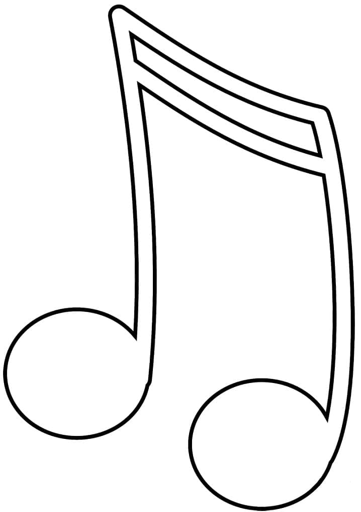 Musiknoten gratis druckbar ausmalbilder