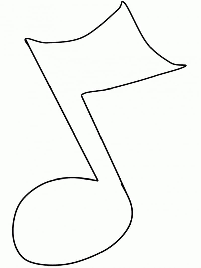 Musiknoten gratis ausmalbilder