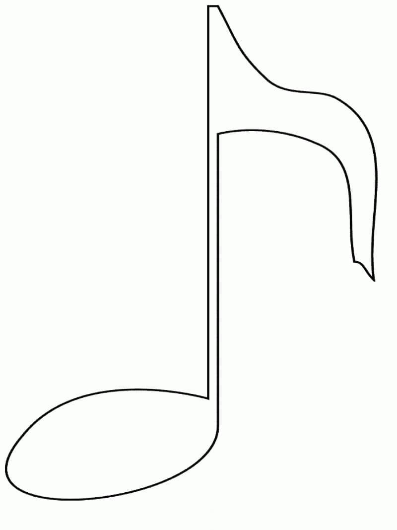 Musiknoten kostenlos für Kinder ausmalbilder