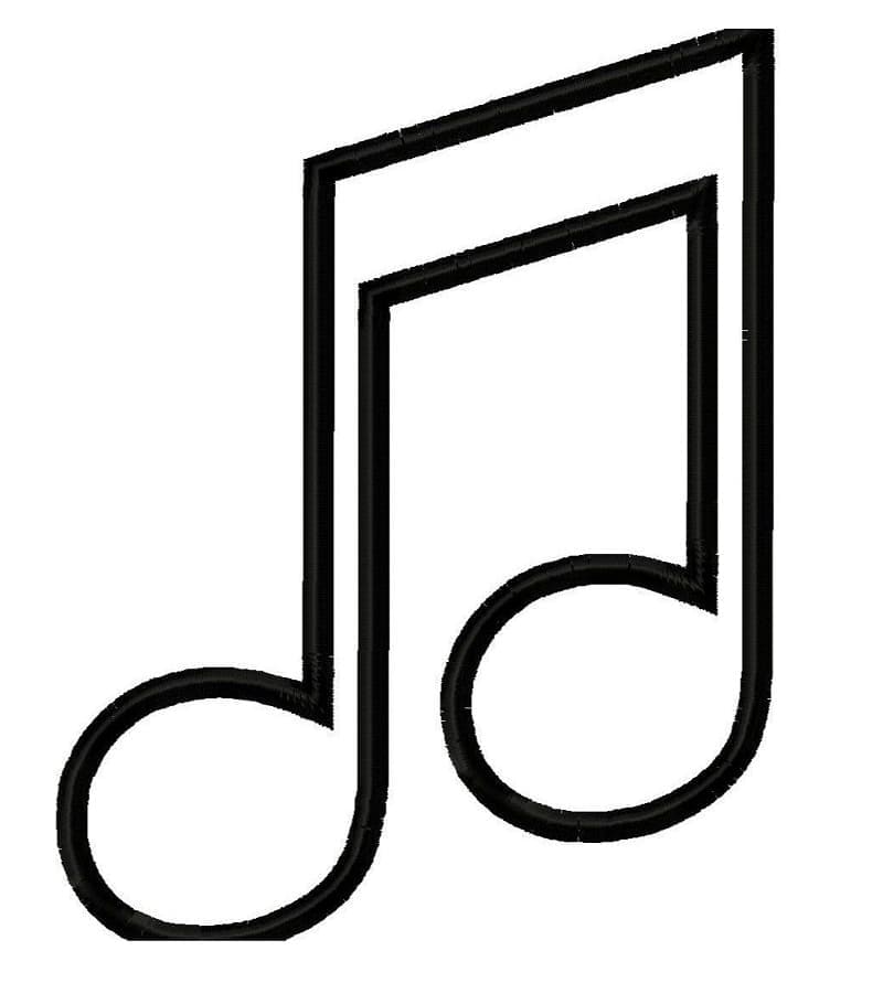 Musiknoten kostenlos ausmalbilder