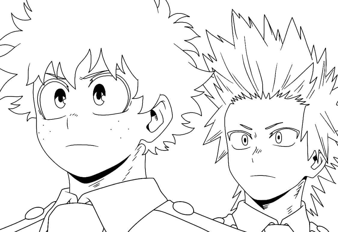 My Hero Academia druckbar für Kinder ausmalbilder