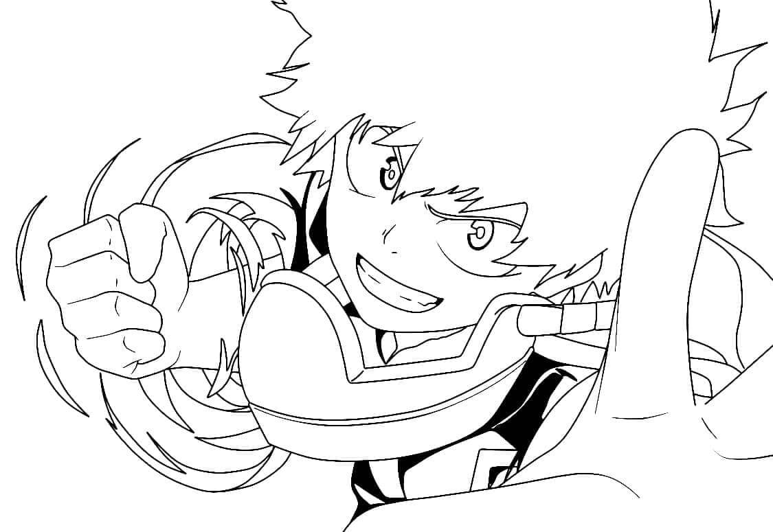 My Hero Academia für 3-jährige Kinder ausmalbilder