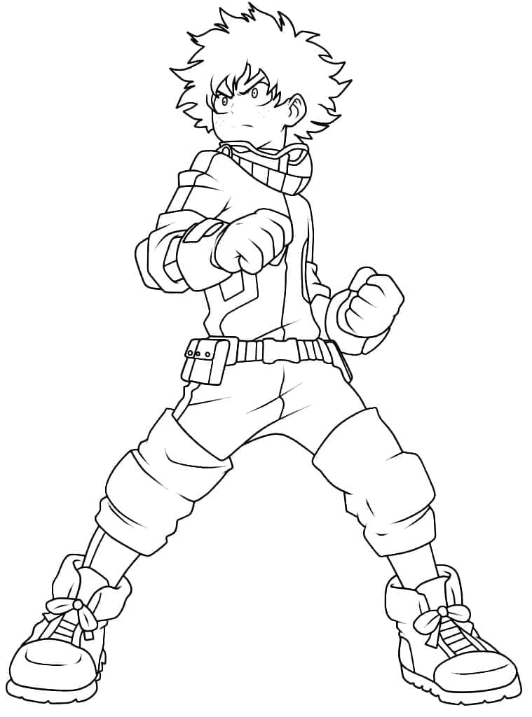 My Hero Academia kostenlos ausmalbilder