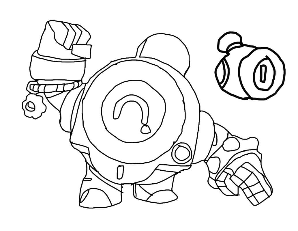 Nani Brawl Stars ausmalbilder