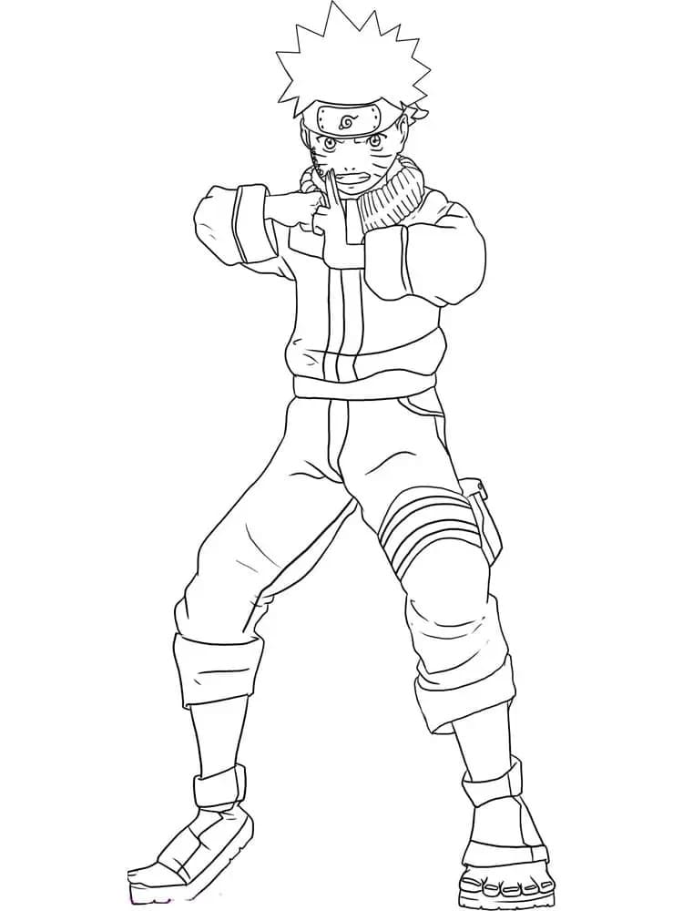 Naruto Bild gratis ausmalbilder