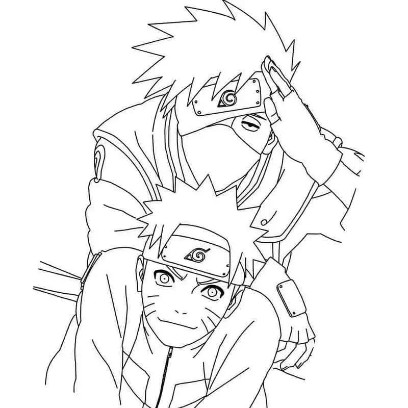 Naruto druckbar für Kinder ausmalbilder