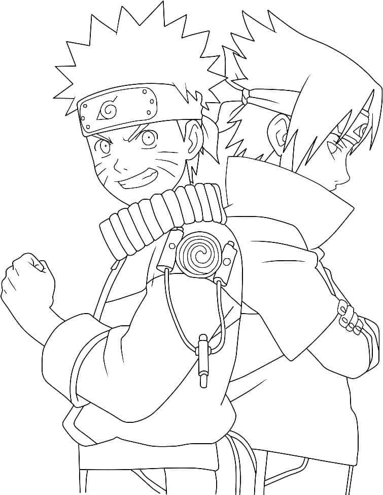 Naruto für 6-jährige Kinder ausmalbilder